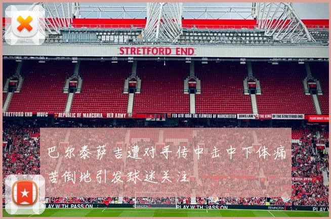 巴尔泰萨吉遭对手传中击中下体痛苦倒地引发球迷关注
